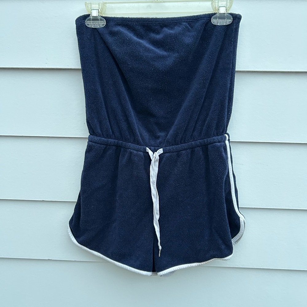 Forever 21 Navy Terry Athletic Shorts